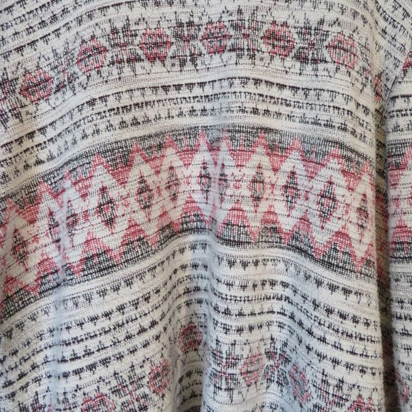 American Eagle | Size XL | Boho Aztec Waterfall Knit Cardigan Sweater - Picture 7 of 7
